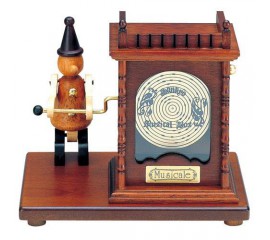 木製人偶音樂盒 流聲機